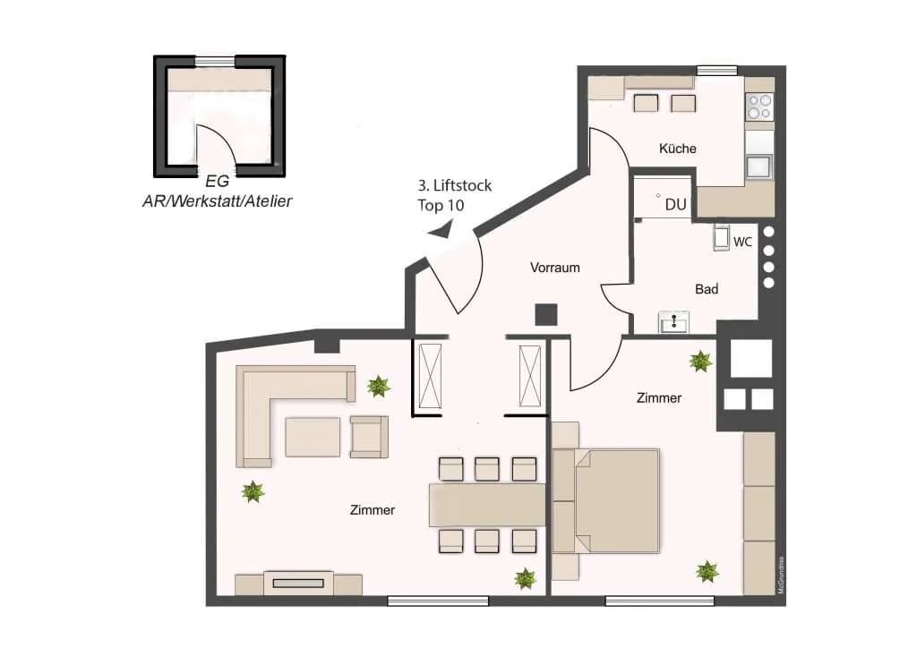 Immobilie kaufen in Wien – 54,35 m², € 698.000 – Bild 32 von 32