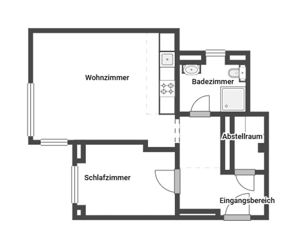 2-Zimmer-Wohnung kaufen in Wien – 39,22 m², € 225.000 – Bild 10 von 10