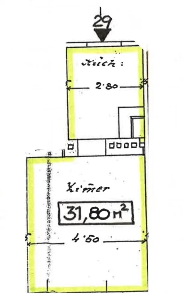 1-Zimmer-Gewerbeimmobilie kaufen in Wien – 31 m², € 31.000 – Bild 7 von 7