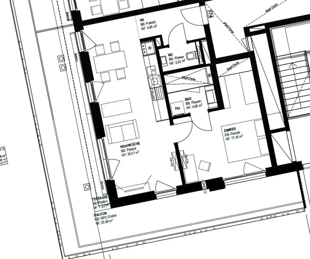 2-Zimmer-Wohnung mieten in Wien – 55,28 m², € 1.429 – Bild 14 von 14