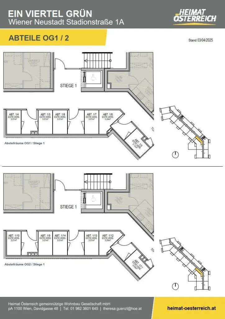3-Zimmer-Wohnung mieten in Wiener Neustadt – 71,29 m², € 941 – Bild 34 von 35