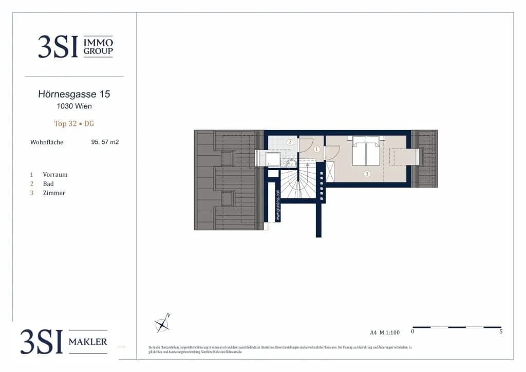 3-Zimmer-Wohnung kaufen in Wien – 95,57 m², € 545.000 – Bild 8 von 8