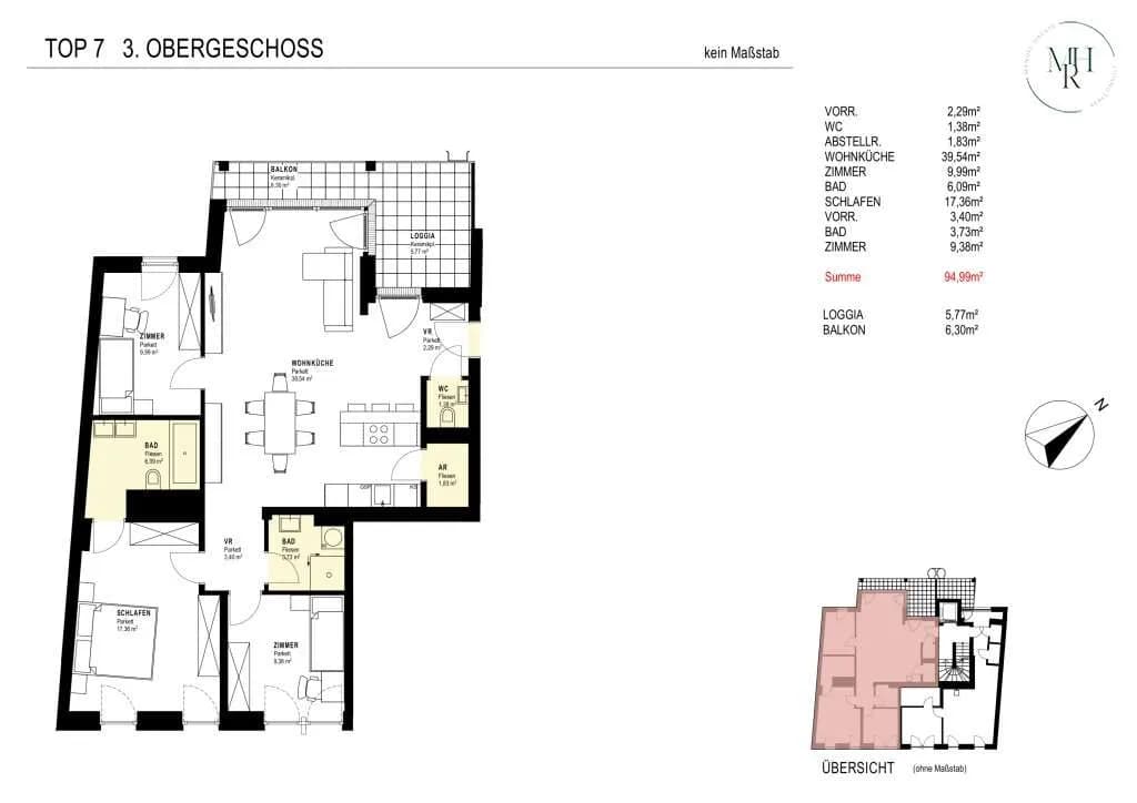 4-Zimmer-Wohnung kaufen in Wien – 94,99 m², € 929.000 – Bild 13 von 13