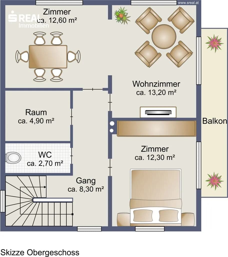 5-Zimmer-Haus kaufen in Neunkirchen – 107 m², € 260.000 – Bild 28 von 29