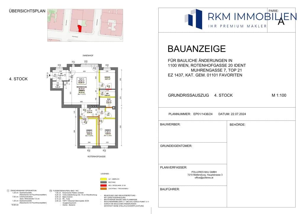 3-Zimmer-Wohnung kaufen in Wien – 64,9 m², € 255.000 – Bild 9 von 9
