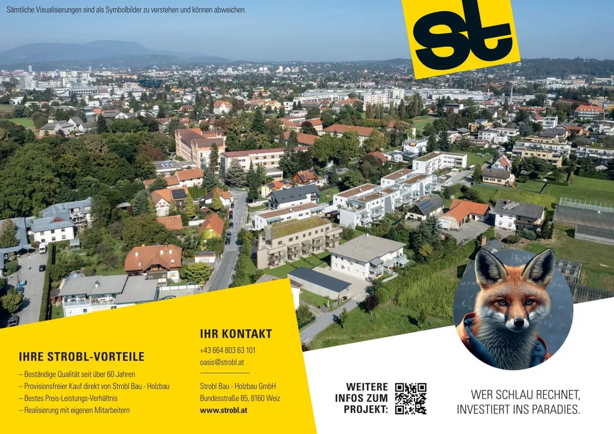 2-Zimmer-Wohnung kaufen in Graz – 38,5 m², € 198.000 – Bild 13 von 13