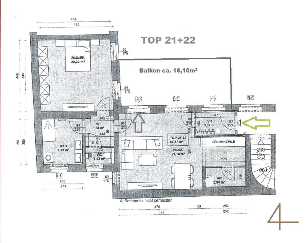 2-Zimmer-Wohnung kaufen in Wien – 67,87 m², € 480.000 – Bild 9 von 9
