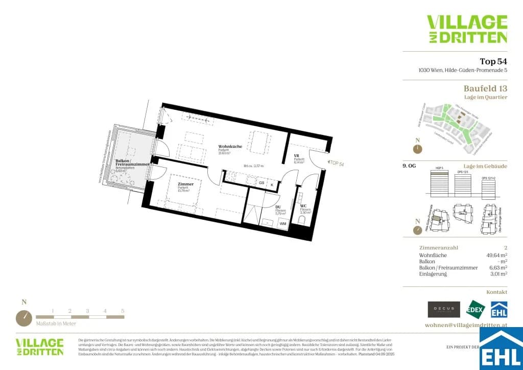 Immobilie kaufen in Wien – 49,64 m², € 412.000 – Bild 9 von 9