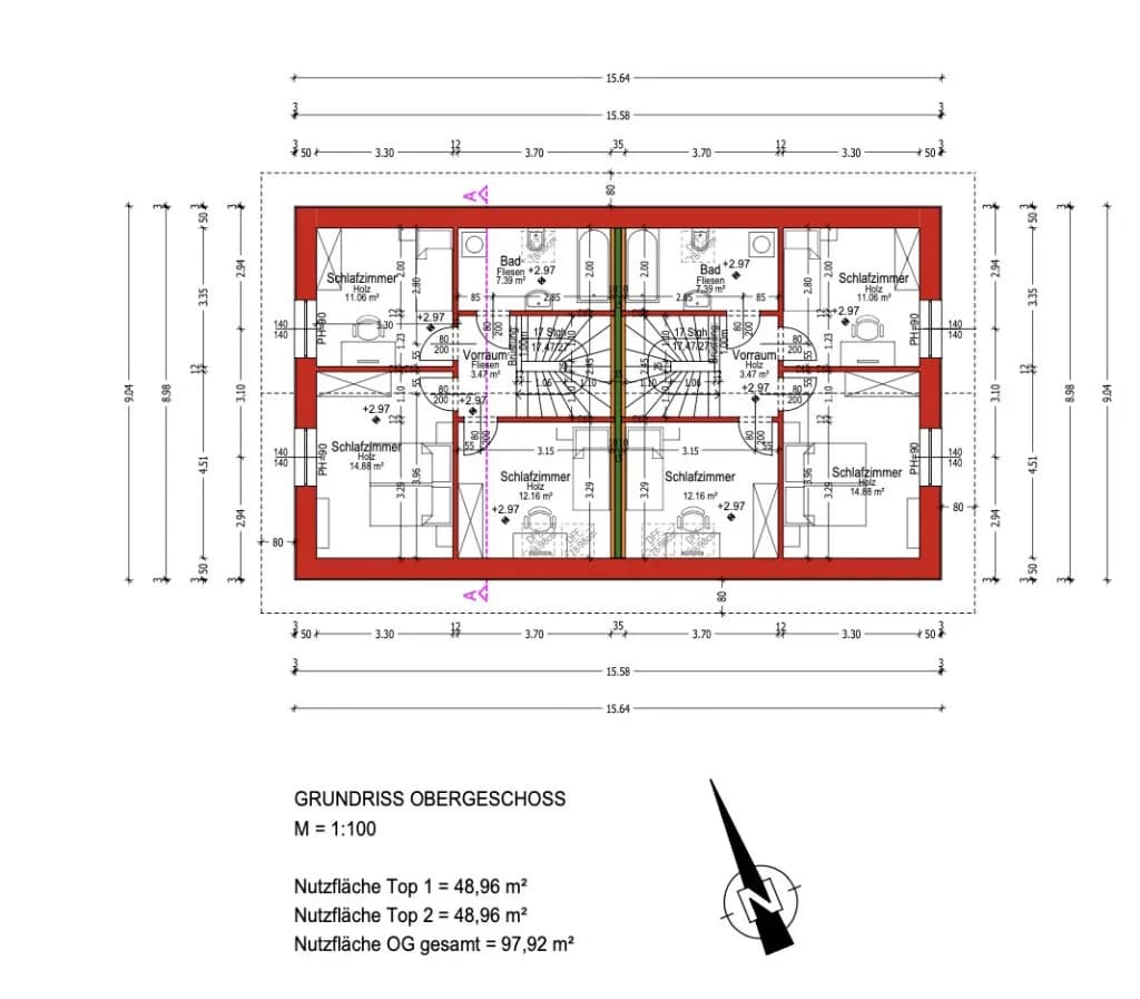 3-Zimmer-Haus mieten in Leibnitz – 97,97 m², € 1.593 – Bild 8 von 9