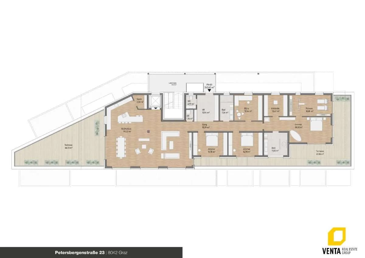 Wohnung kaufen in Graz – 236 m², € 2.478.000 – Bild 5 von 5