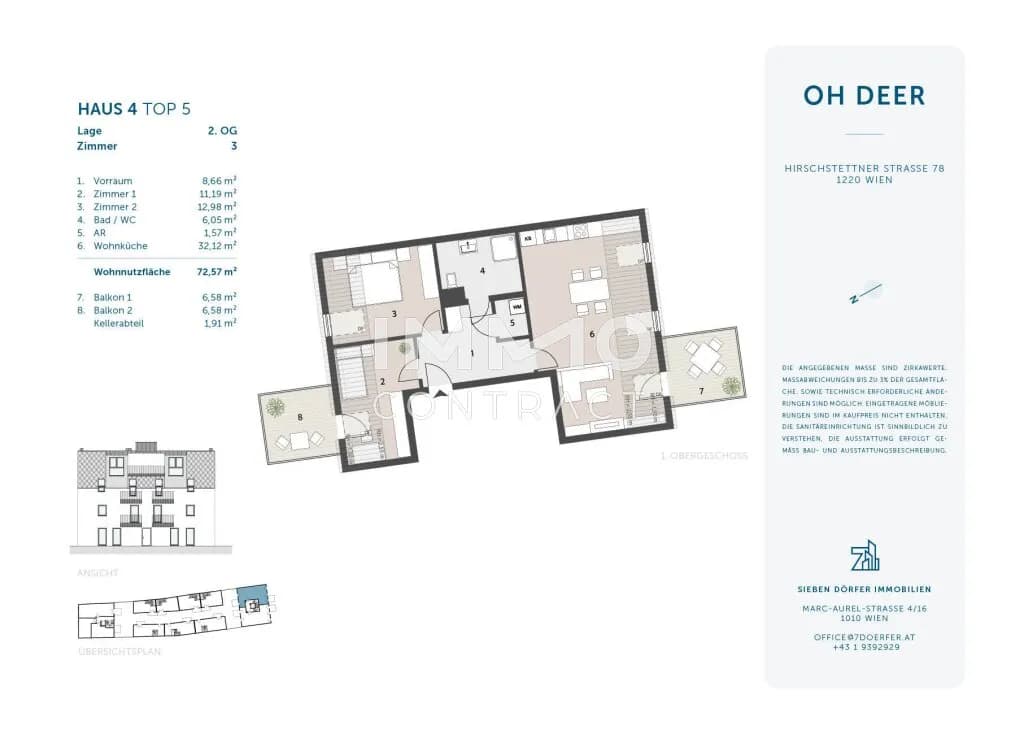 3-Zimmer-Wohnung kaufen in Wien – 72,57 m², € 421.000 – Bild 11 von 11