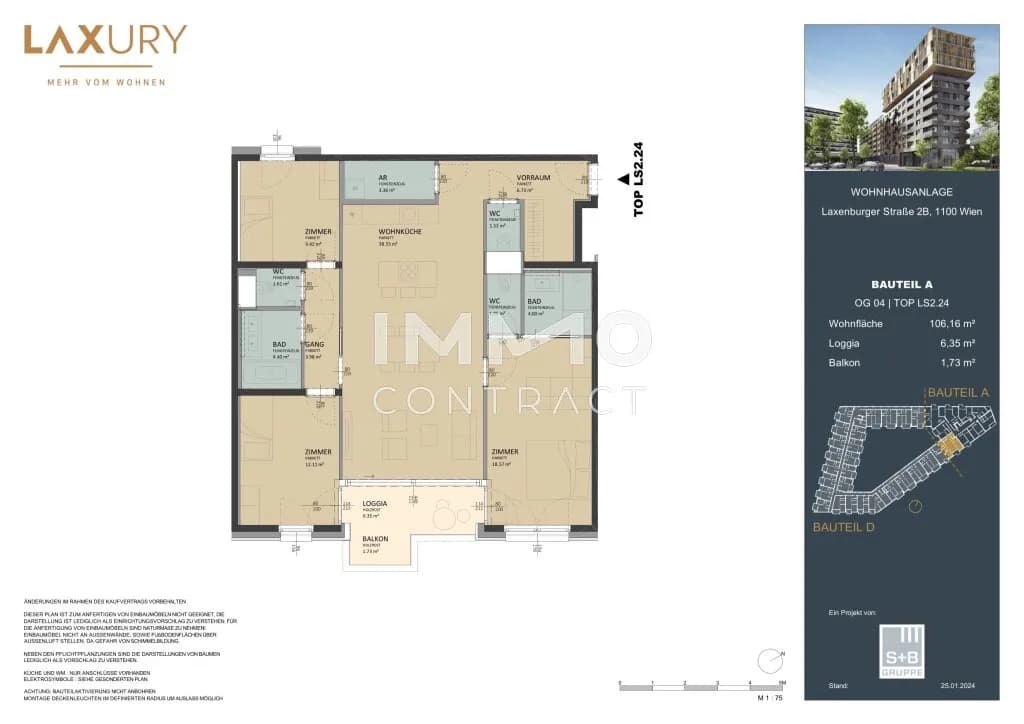 4-Zimmer-Wohnung kaufen in Wien – 106,16 m², € 780.000 – Bild 19 von 19