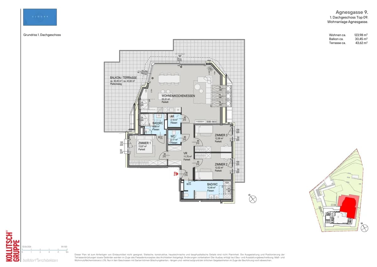 4-Zimmer-Wohnung kaufen in Wien – 123,98 m², € 1.689.000 – Bild 2 von 18
