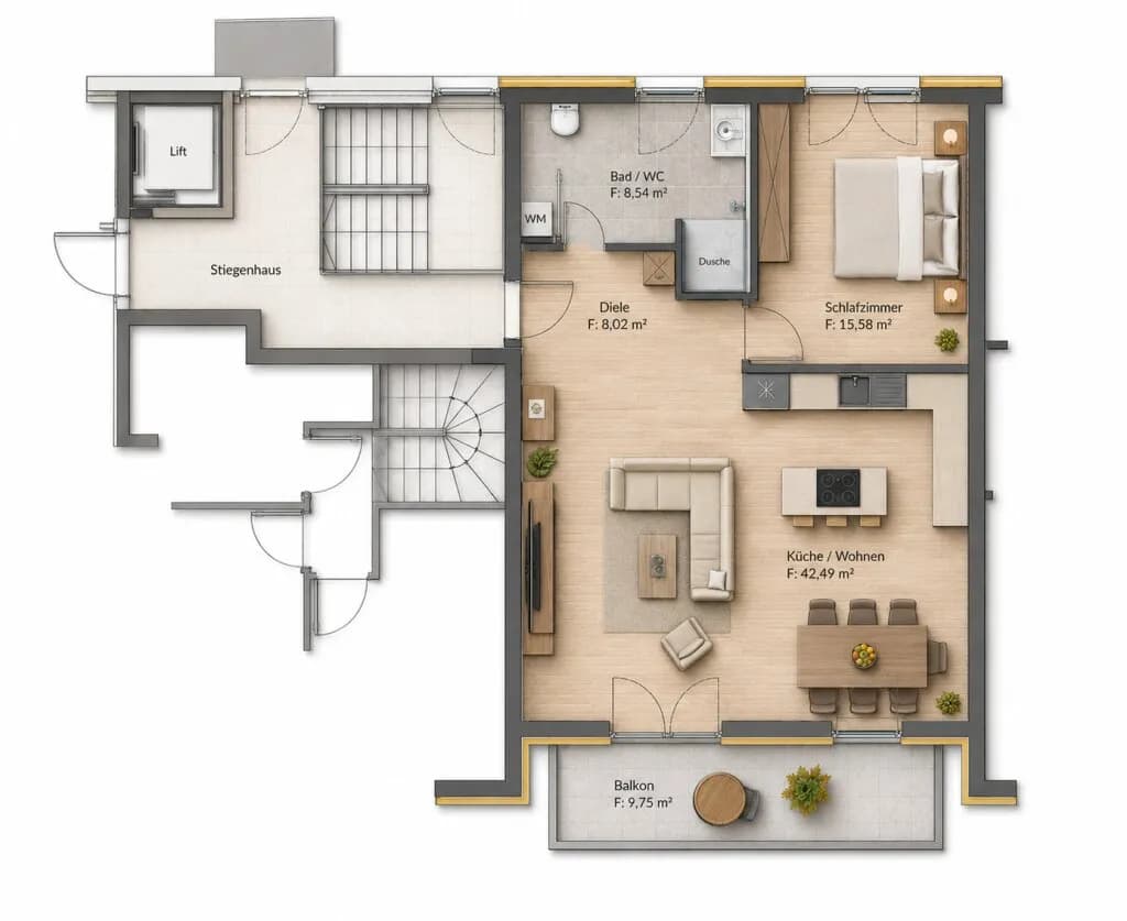 2-Zimmer-Wohnung kaufen in Kufstein – 73,97 m², € 490.000 – Bild 16 von 16
