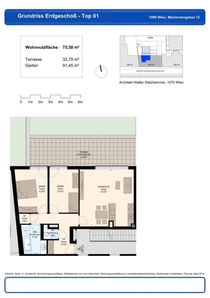3-Zimmer-Wohnung mieten in Wien – 75,58 m², € 1.979 – Bild 24 von 24