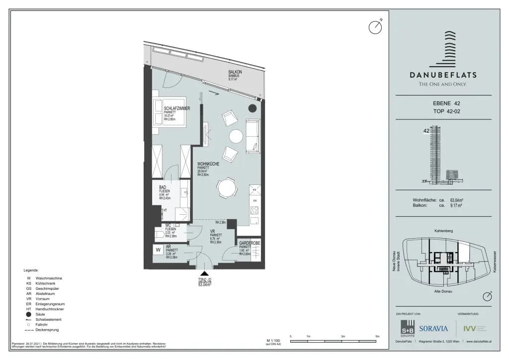 2-Zimmer-Wohnung mieten in Wien – 63,04 m², € 2.750 – Bild 27 von 27