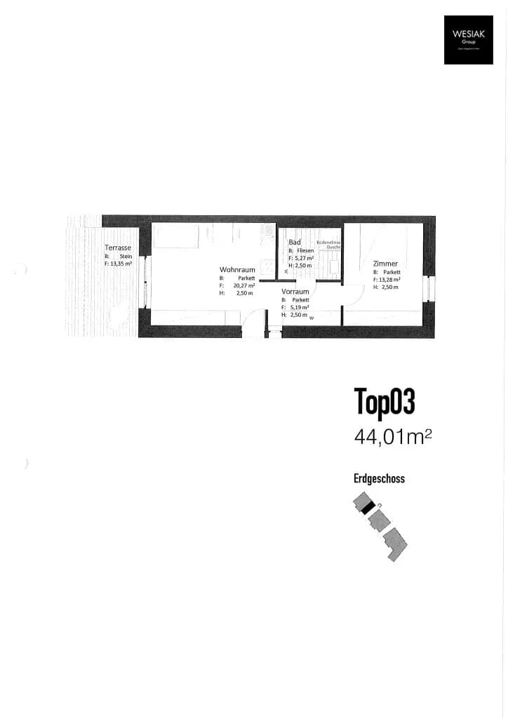 2-Zimmer-Wohnung mieten in Graz – 44 m², € 783 – Bild 14 von 14