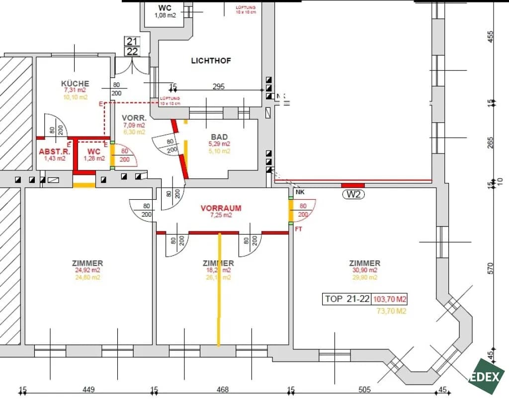3-Zimmer-Wohnung kaufen in Wien – 103 m², € 399.000 – Bild 28 von 28