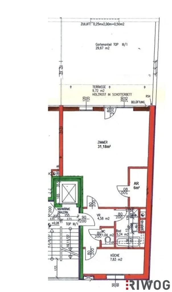 1-Zimmer-Wohnung mieten in Tulln – 51 m², € 876 – Bild 11 von 11