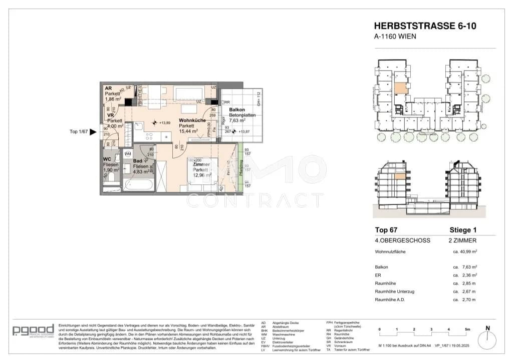 Immobilie kaufen in Wien – 40,99 m², € 305.100 – Bild 10 von 10