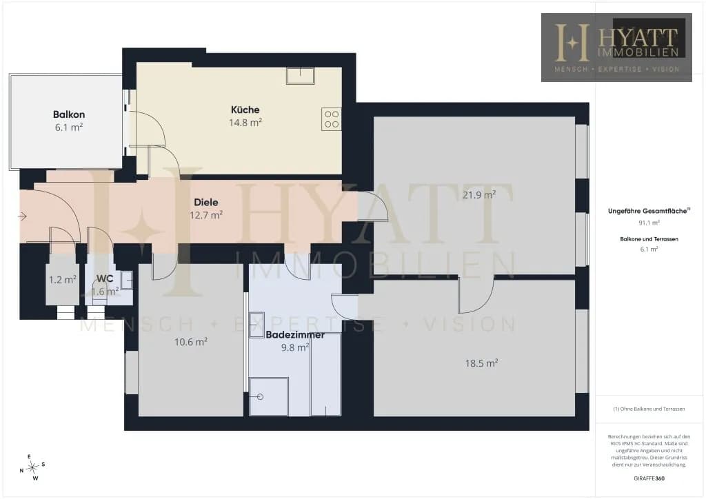 3-Zimmer-Wohnung kaufen in Wien – 87 m², € 769.000 – Bild 17 von 17