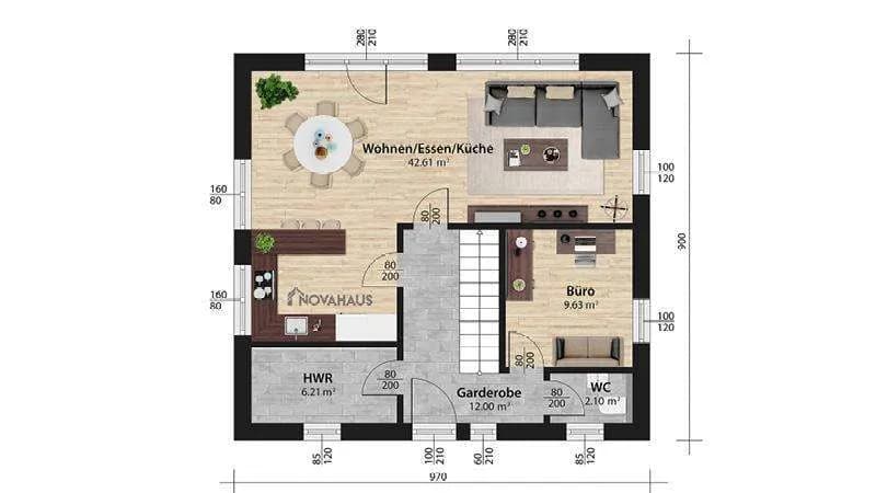 5-Zimmer-Haus kaufen in Mistelbach – 100 m², € 289.000 – Bild 31 von 32