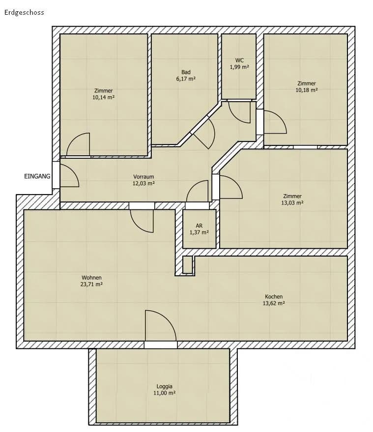 4-Zimmer-Wohnung kaufen in Voitsberg – 92,24 m², € 279.000 – Bild 19 von 20
