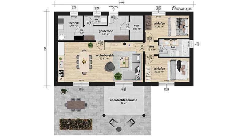 5-Zimmer-Haus kaufen in Voitsberg – 100 m², € 289.000 – Bild 5 von 22