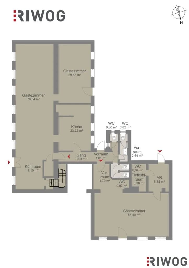 5-Zimmer-Gewerbeimmobilie mieten in Wien – 317 m², € 3.292 – Bild 18 von 19