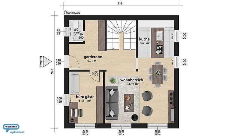 5-Zimmer-Haus kaufen in Gmunden – 100 m², € 289.000 – Bild 21 von 22