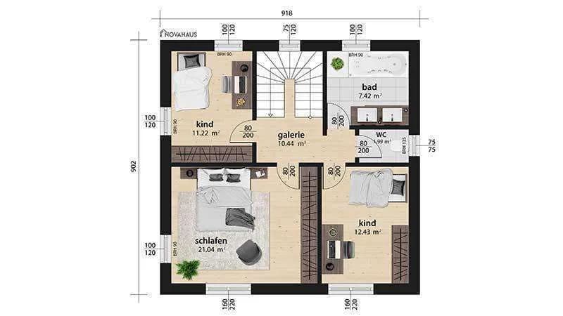 5-Zimmer-Haus kaufen in Gänserndorf – 100 m², € 289.000 – Bild 22 von 22