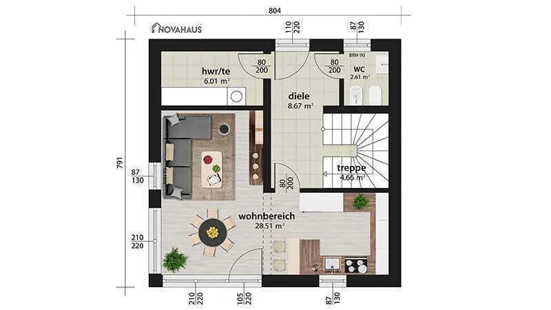 5-Zimmer-Haus kaufen in Hallein – 100 m², € 289.000 – Bild 2 von 22