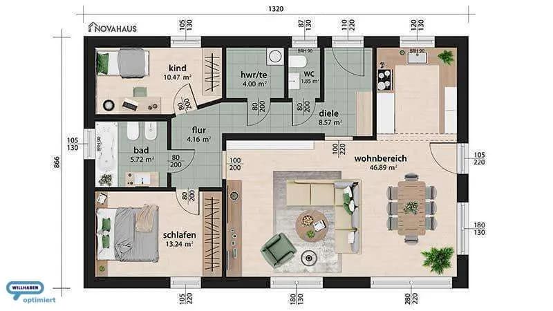 5-Zimmer-Haus kaufen in Vöcklabruck – 100 m², € 289.000 – Bild 7 von 22