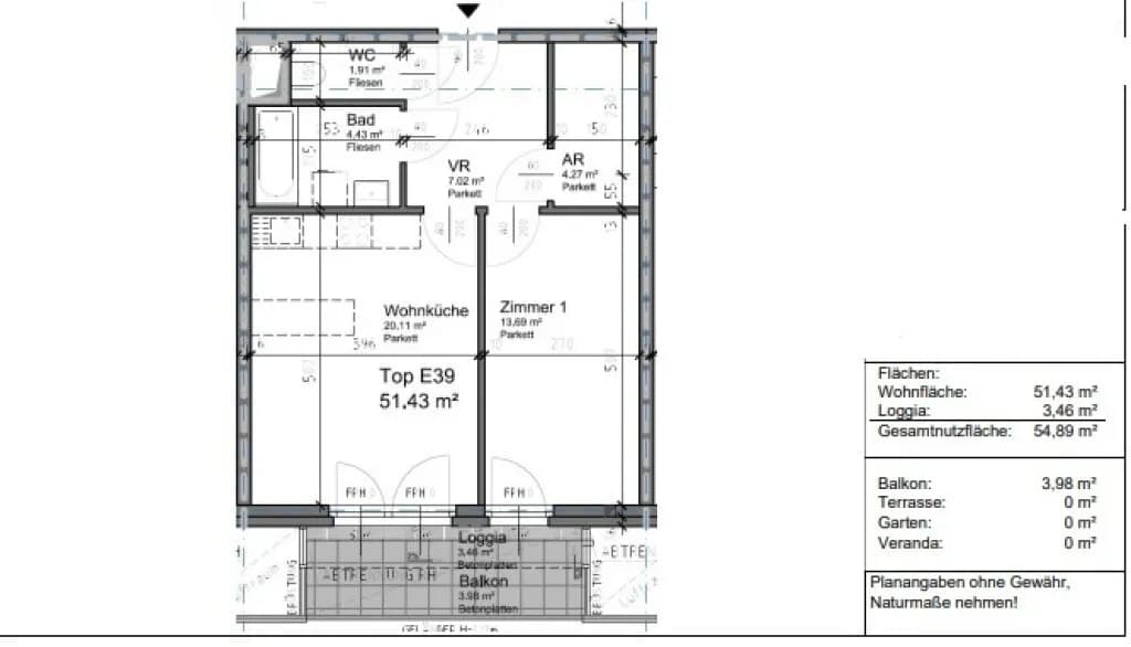 2-Zimmer-Wohnung kaufen in Graz – 55 m², € 239.900 – Bild 18 von 18