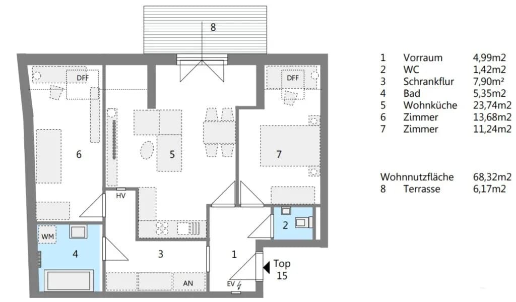 3-Zimmer-Wohnung kaufen in Wien – 68,03 m², € 348.900 – Bild 17 von 17