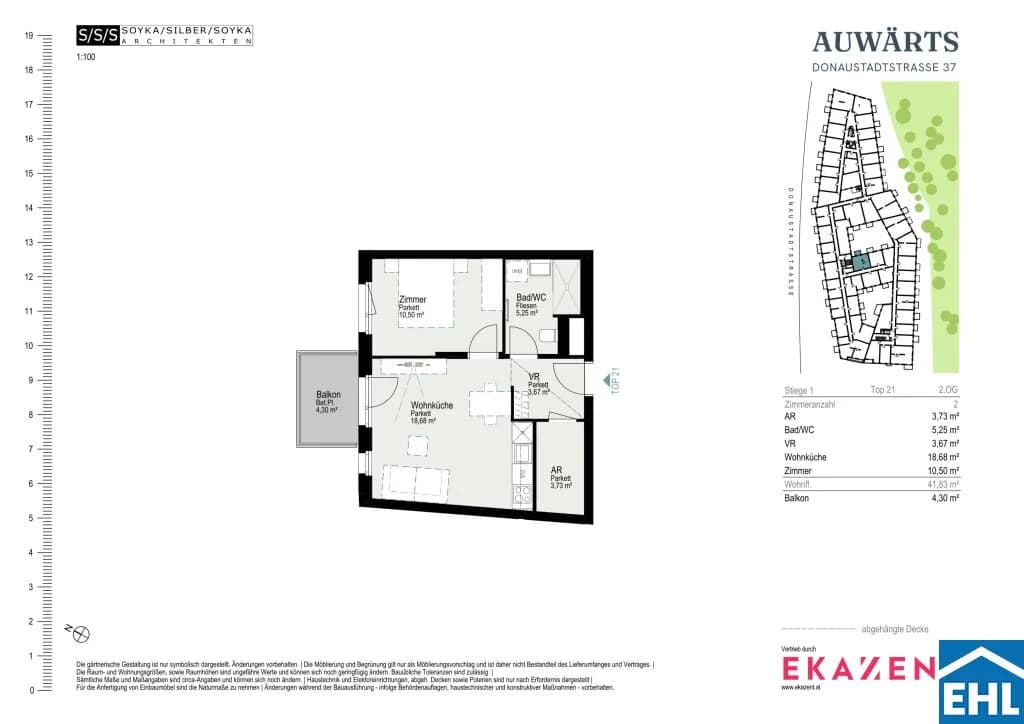 2-Zimmer-Wohnung mieten in Wien – 41,88 m², € 1.025 – Bild 20 von 20