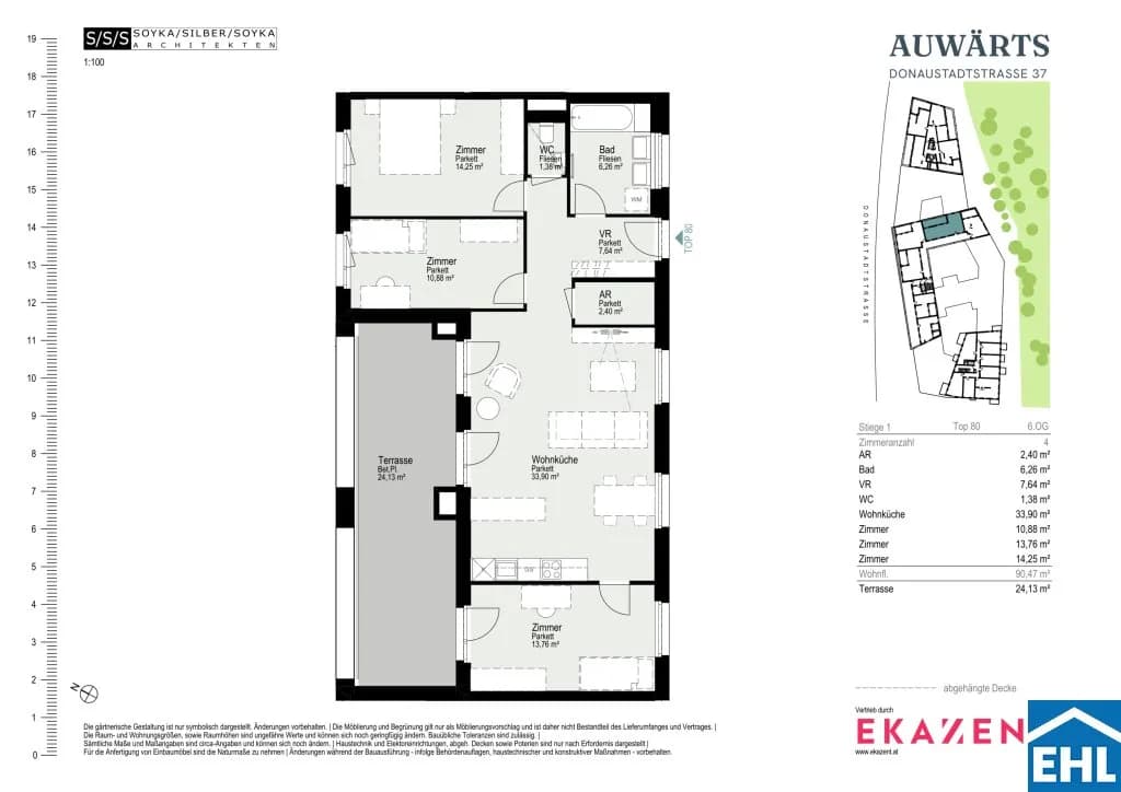 4-Zimmer-Wohnung mieten in Wien – 91,13 m², € 2.680 – Bild 20 von 20