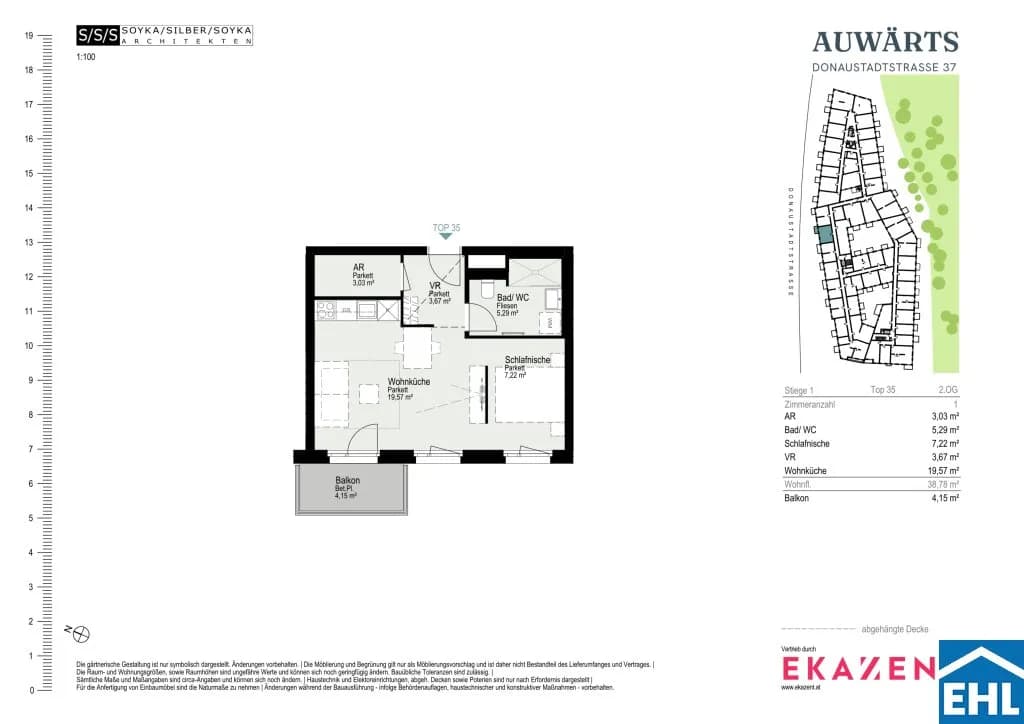 1-Zimmer-Wohnung mieten in Wien – 38,66 m², € 990 – Bild 20 von 20
