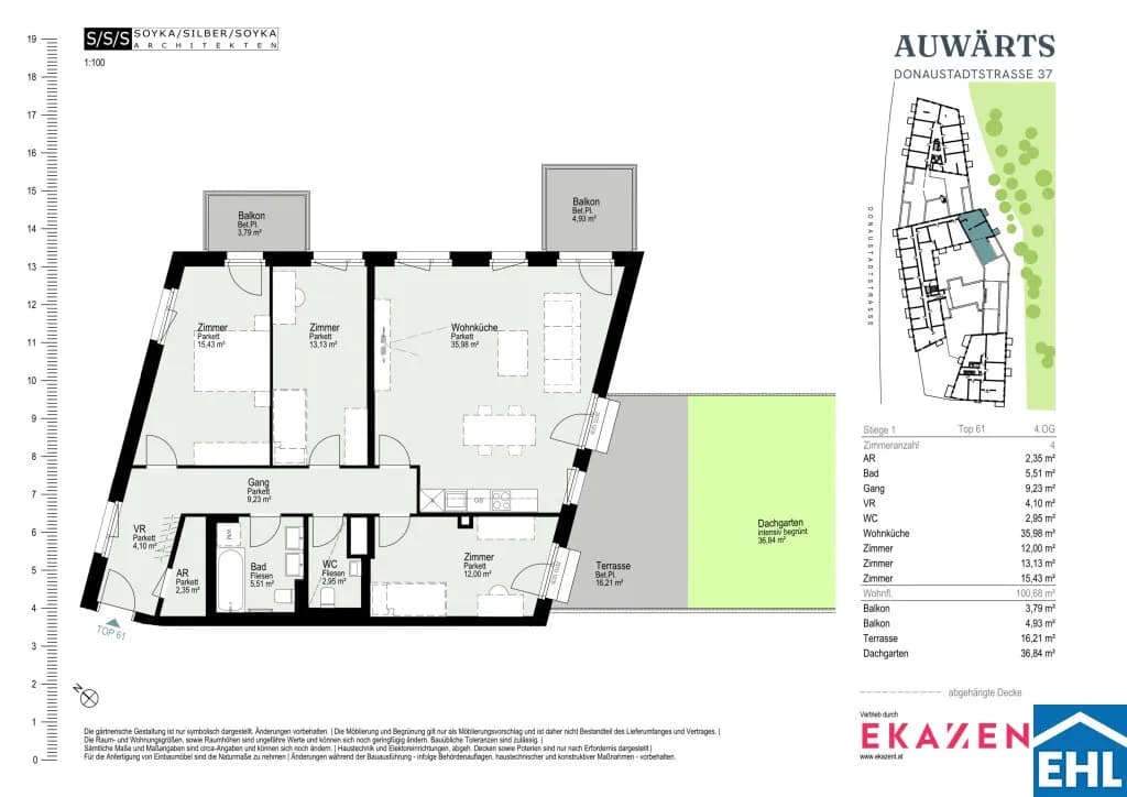 4-Zimmer-Wohnung mieten in Wien – 100,68 m², € 2.815 – Bild 20 von 20