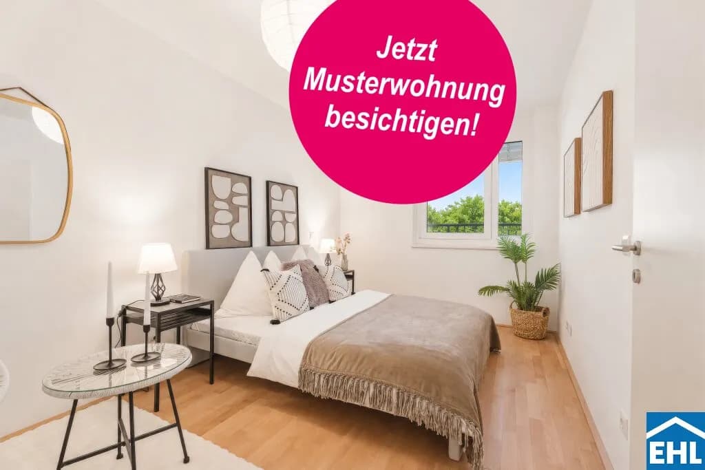 2-Zimmer-Wohnung mieten in Wien – 42,43 m², € 1.035