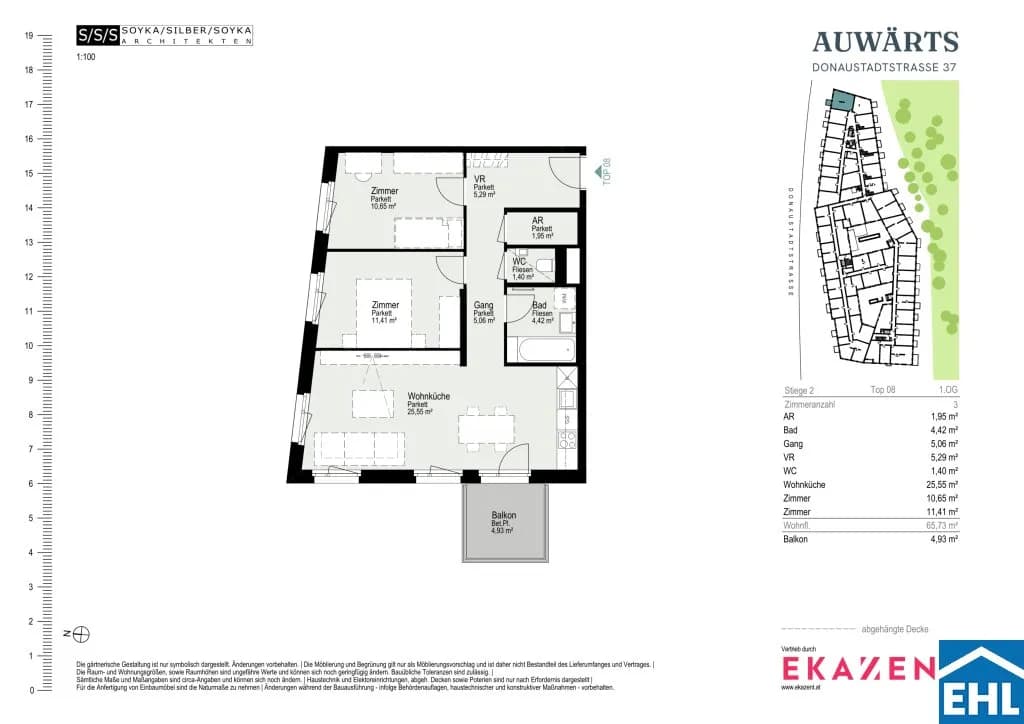 3-Zimmer-Wohnung mieten in Wien – 65,73 m², € 1.630 – Bild 20 von 20