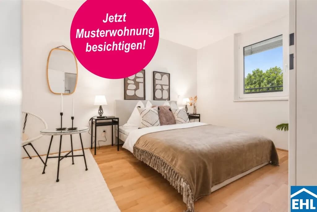 2-Zimmer-Wohnung mieten in Wien – 54,69 m², € 1.564