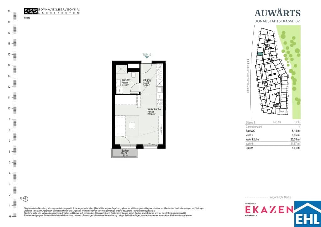 1-Zimmer-Wohnung mieten in Wien – 32,03 m², € 910 – Bild 20 von 20