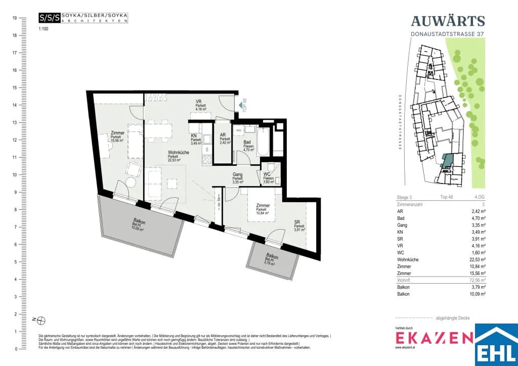3-Zimmer-Wohnung mieten in Wien – 72,61 m², € 1.967 – Bild 20 von 20