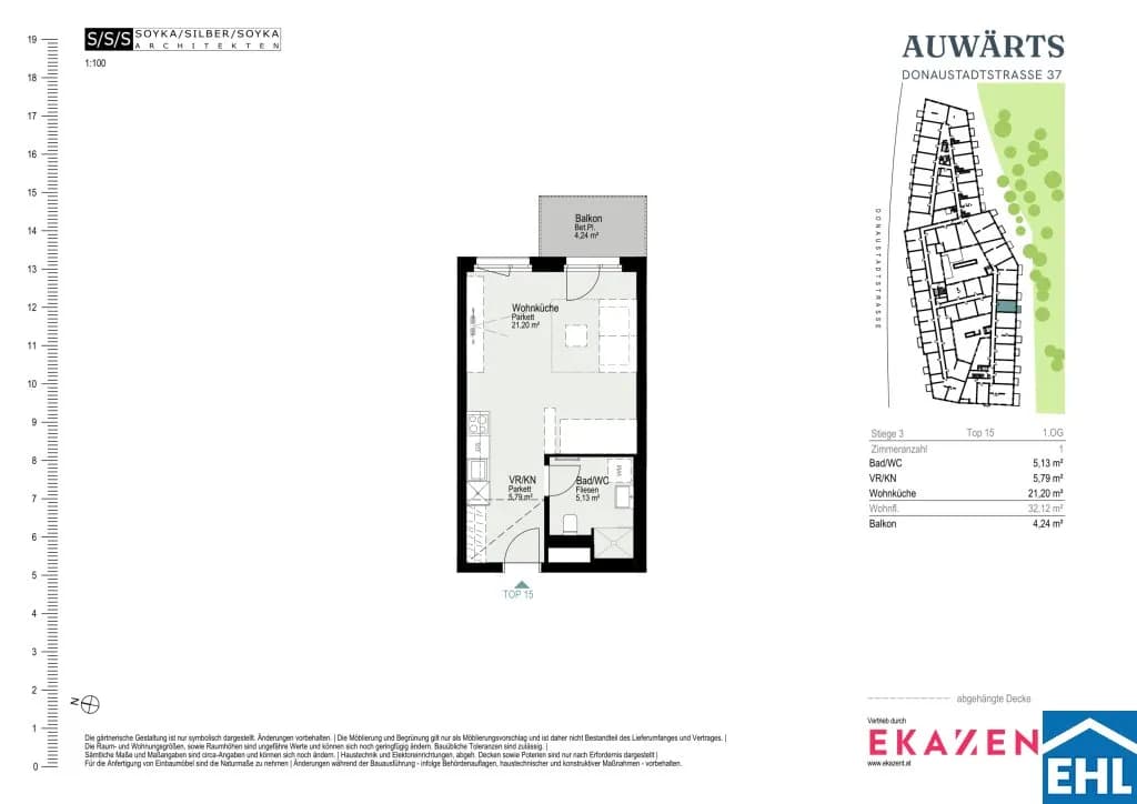 1-Zimmer-Wohnung mieten in Wien – 32,12 m², € 920 – Bild 20 von 20