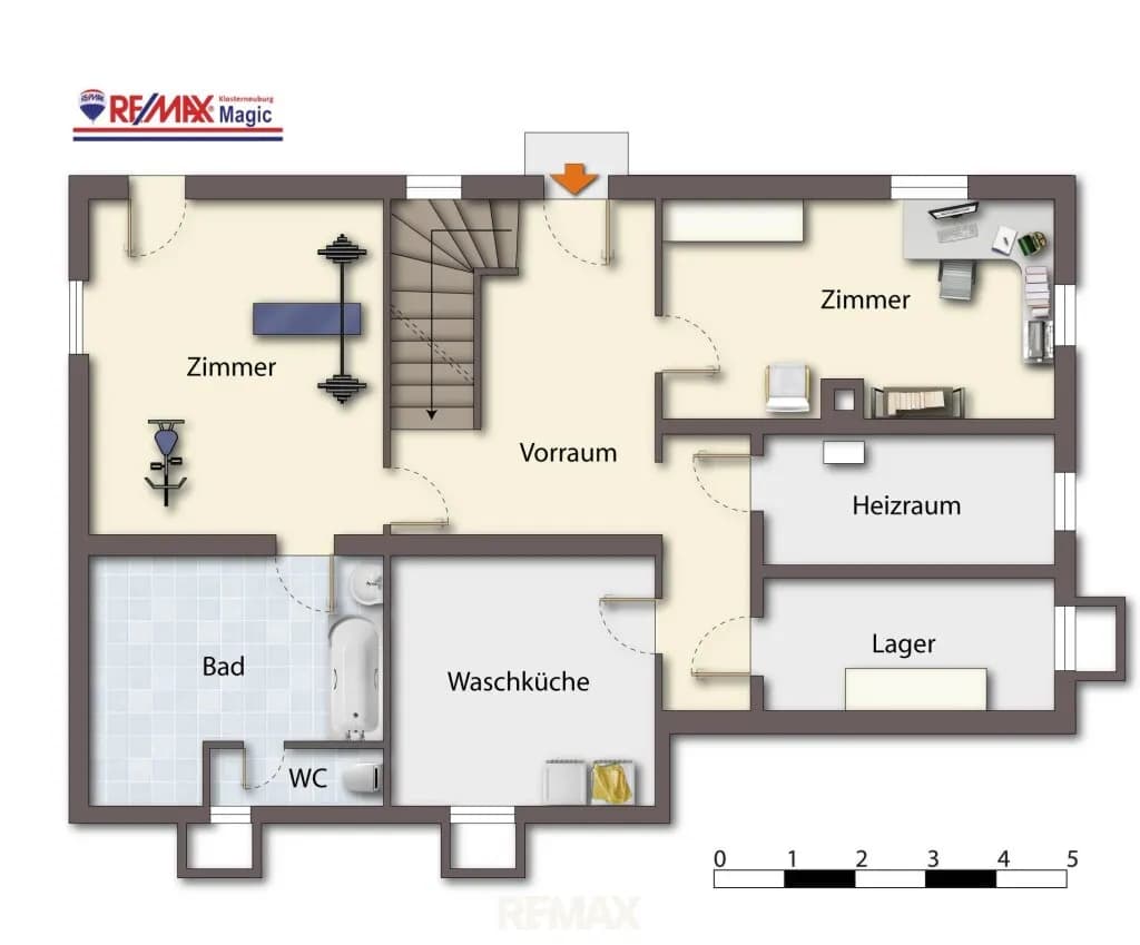 6-Zimmer-Haus mieten in Tulln – 130 m², € 2.480 – Bild 17 von 17