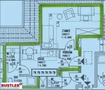 1-Zimmer-Wohnung mieten in Graz – 29,56 m², € 493 – Bild 7 von 8
