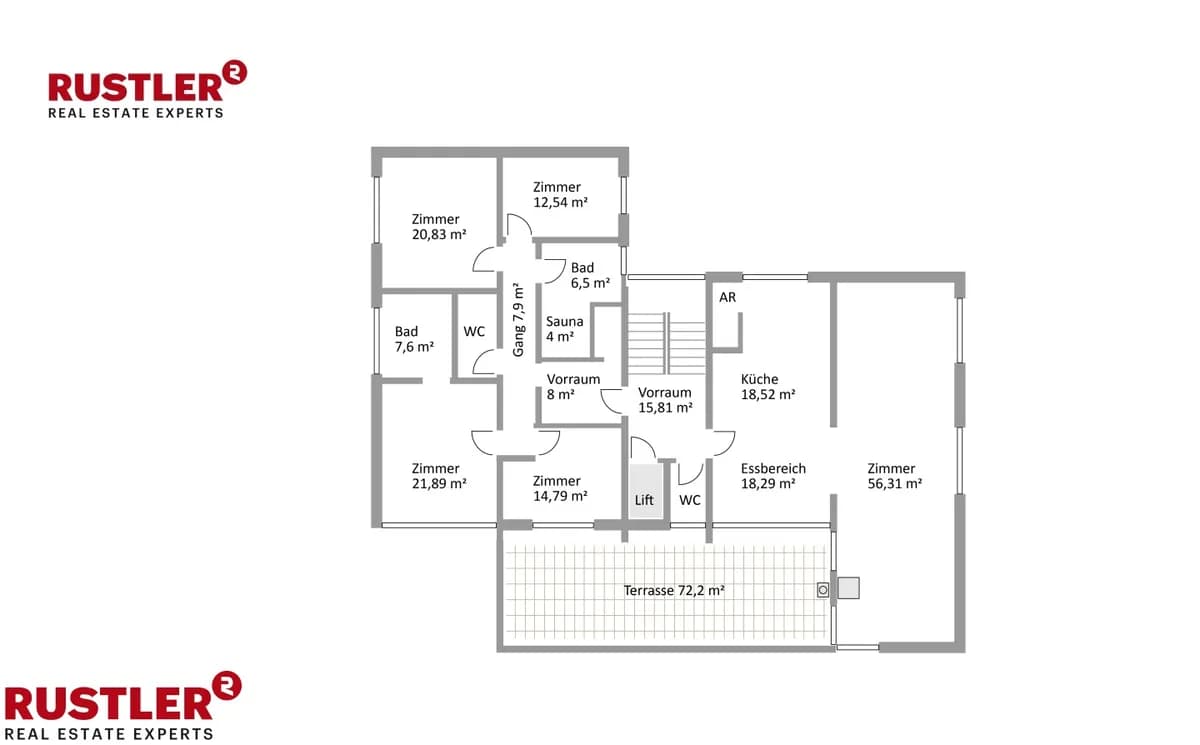 6-Zimmer-Wohnung kaufen in Innsbruck – 242,5 m², € 1.655.000 – Bild 4 von 19