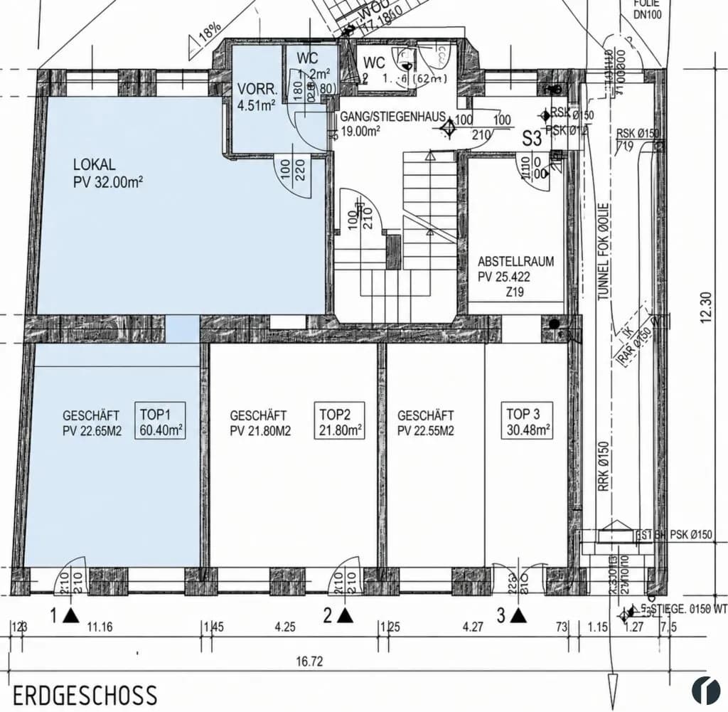 2-Zimmer-Gewerbeimmobilie kaufen in Wien – 60 m², € 208.000 – Bild 9 von 10