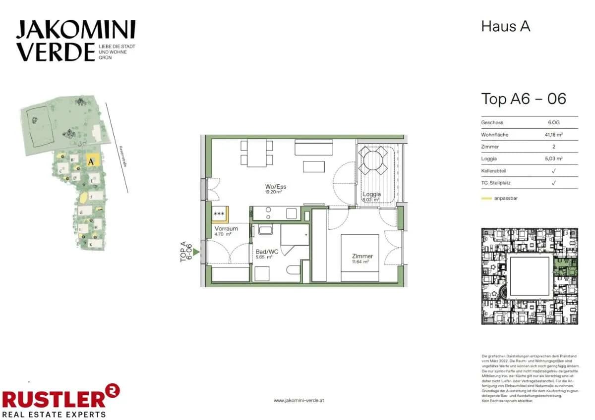 2-Zimmer-Wohnung kaufen in Graz – 41,19 m², € 224.000 – Bild 7 von 14